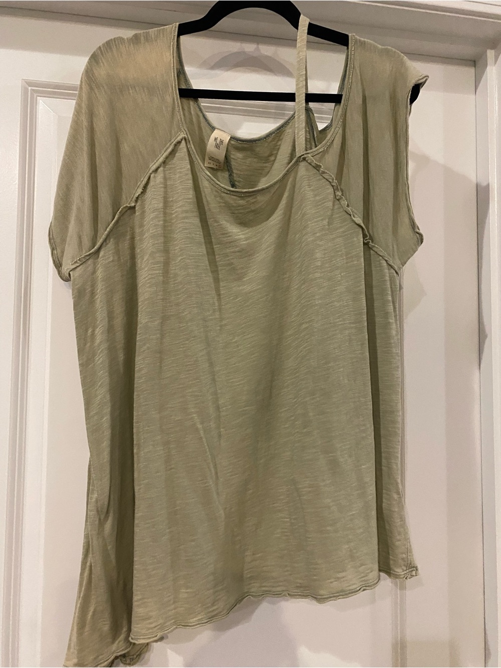 We the free light Olive Green Short Sleeve top